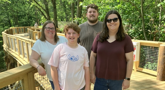 Crissy, Emma, Jake and Sarah