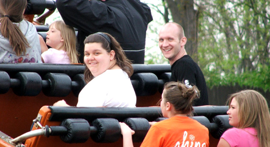 Sarah and Tommy on Congo Falls