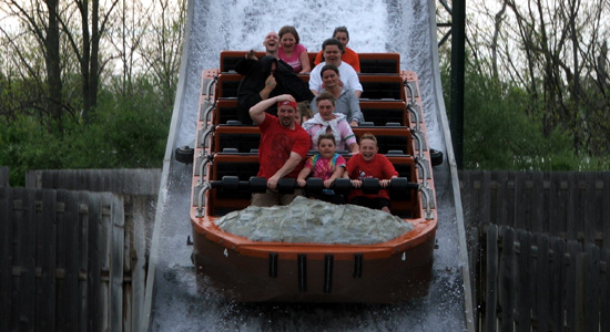 Tommy and Sarah on Congo Falls