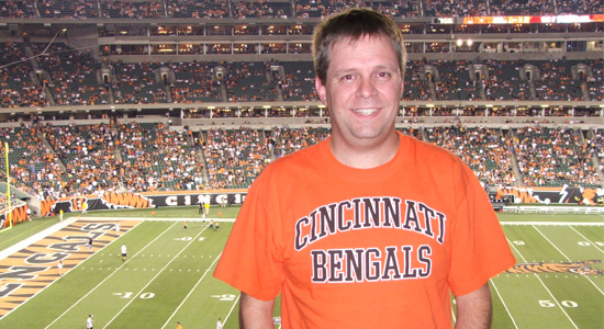 Me at the Bengals game