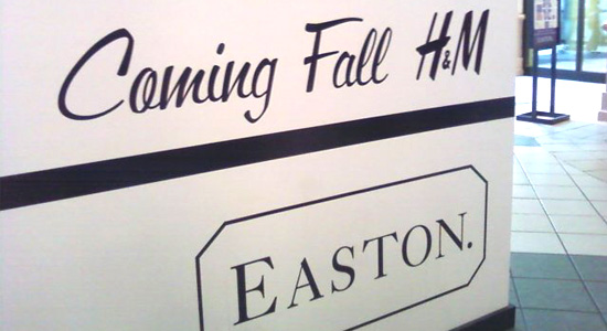 H&M coming this fall to Easton