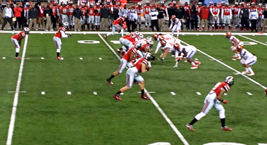 Buckeye's first offensive play