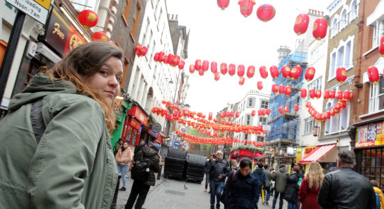 Sarah in Chinatown