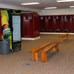 Home locker room