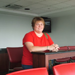 Crissy in the luxury suite