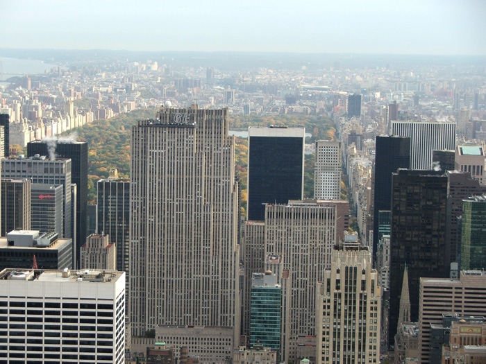 Rockefeller Center and Central Park
