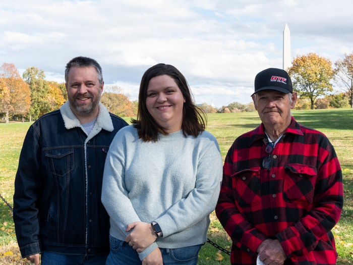 Me, Sarah and Dad