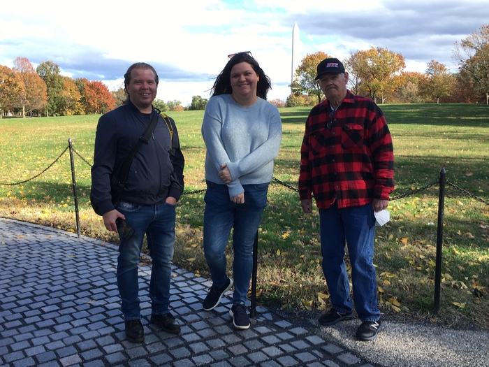 Alex, Sarah and Dad