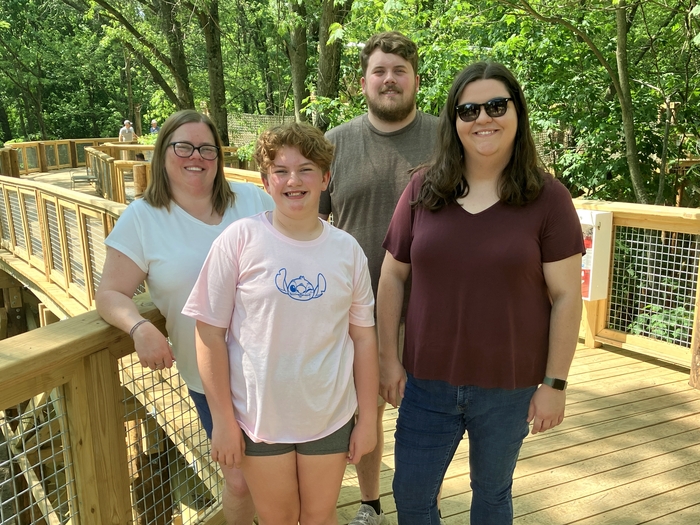 Crissy, Emma, Jake and Sarah