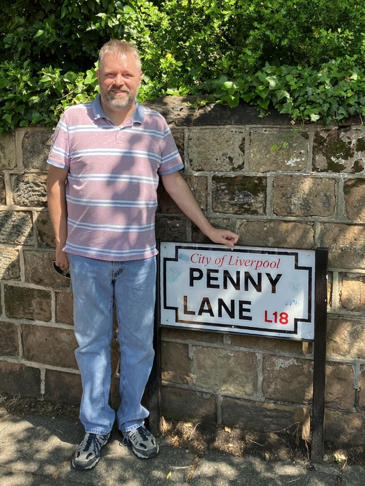 Me at Penny Lane