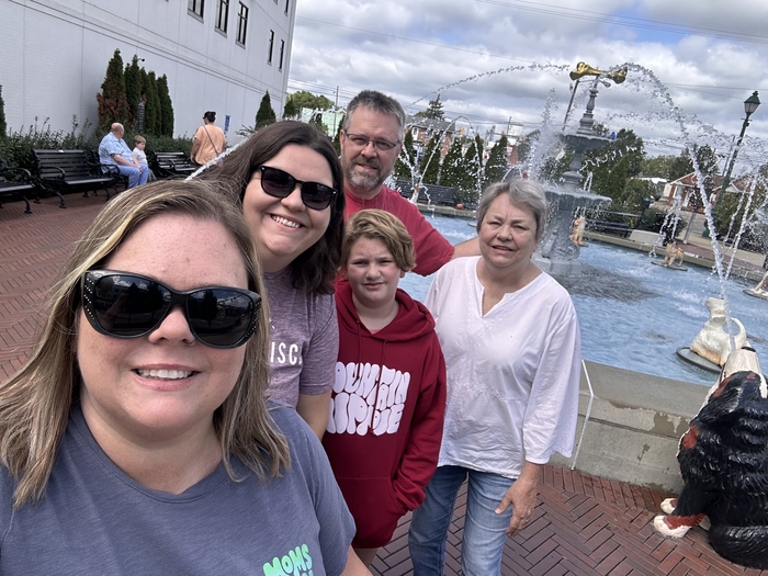 Crissy, Sarah, Emma, Me and Mom